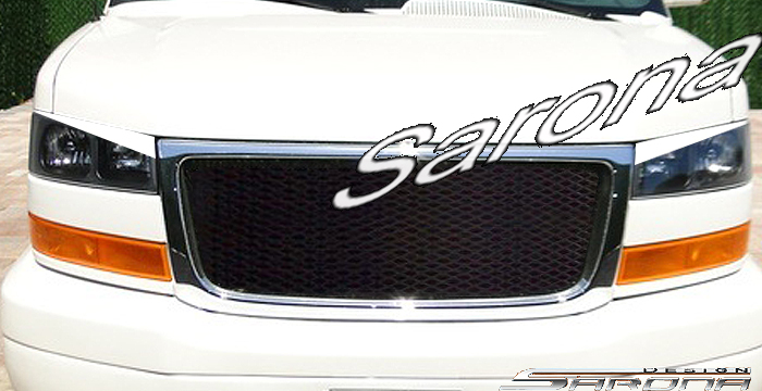 Custom Chevy Express Van  All Styles Grill (2003 - 2024) - $590.00 (Part #CH-034-GR)